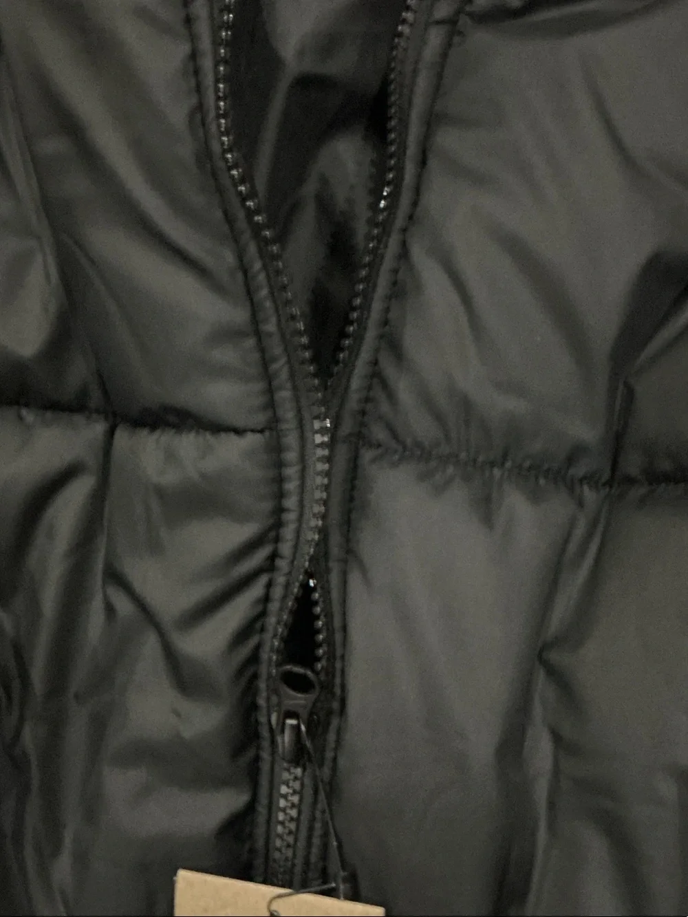 Nike Black Hooded Quilted Puffer Coat FZ5901-010